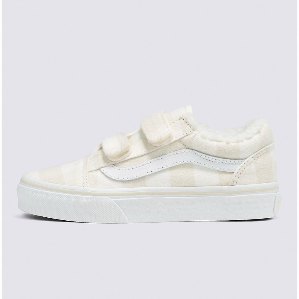 Vans Flannel Shearling Shoes Size 6.5
